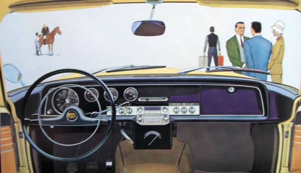 Borgward Airswing P 100 Modelprogram 1960 "Der grosse Borgward" Carbrochure (2589)